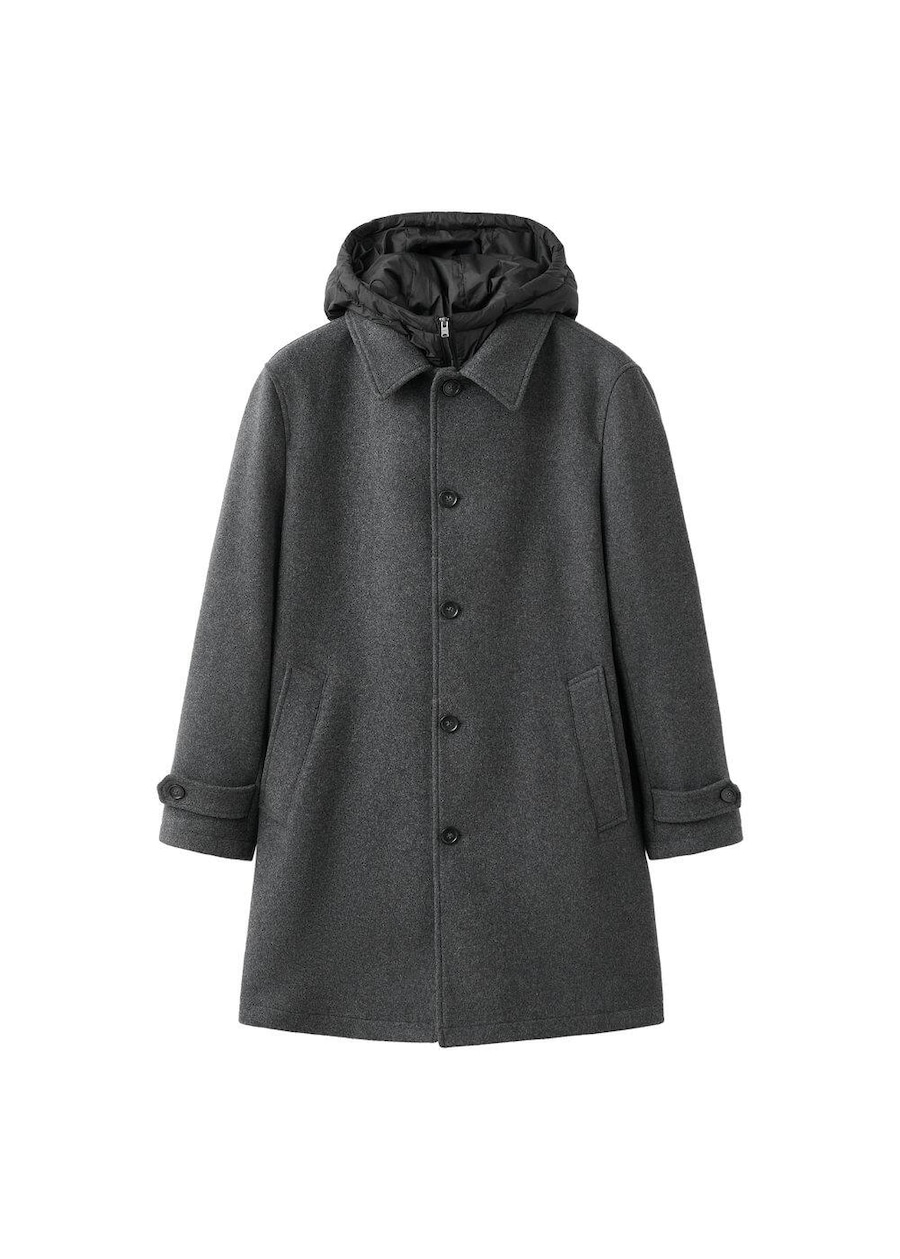 Пальто межсезонное MANGO MAN Stan, серый
Пальто межсезонное MANGO MAN Stan, серый