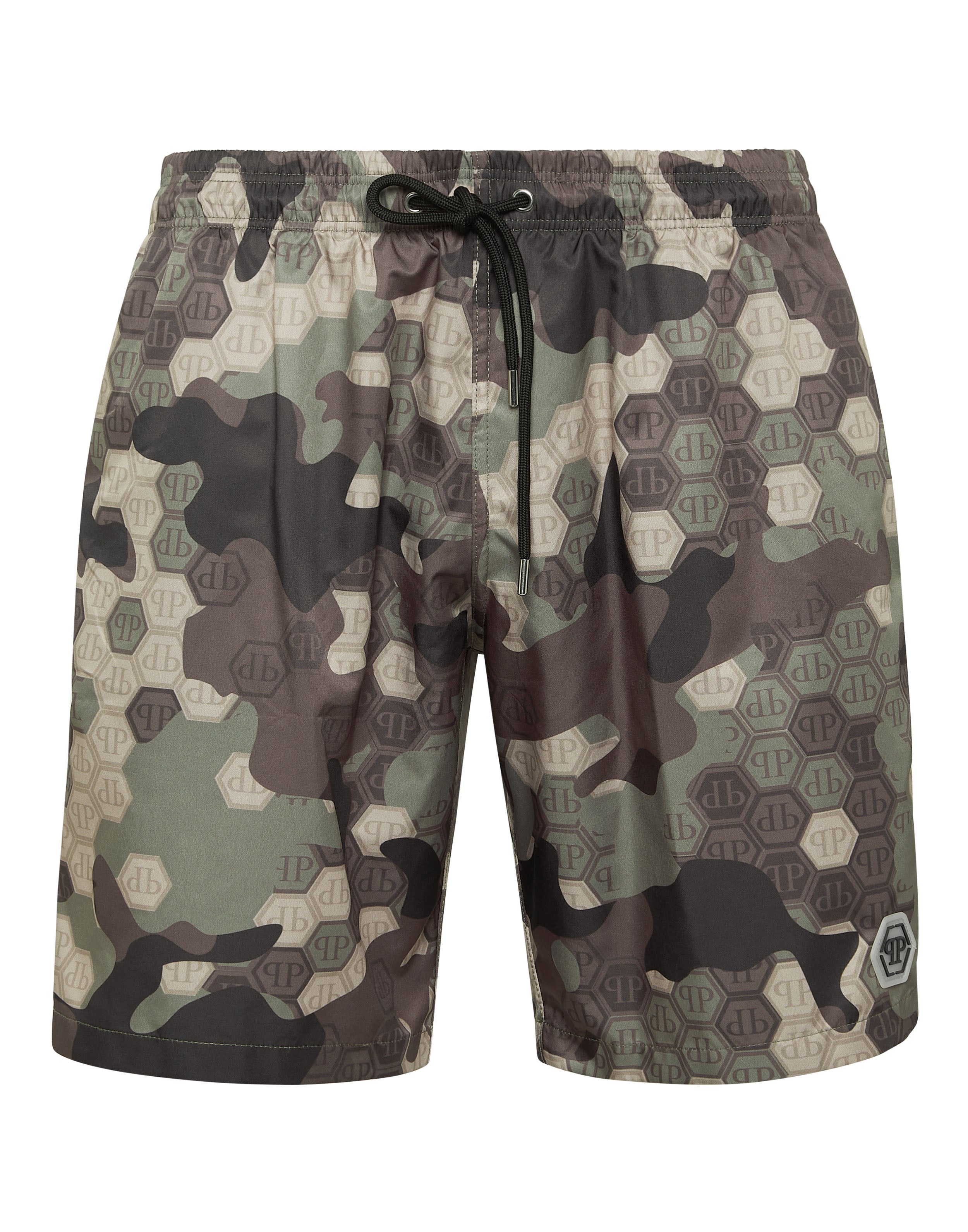Камуфляжные длинные плавки-боксеры с монограммой PHILIPP PLEIN, цвет camouflage
Камуфляжные длинные плавки-боксеры с монограммой PHILIPP PLEIN, цвет camouflage