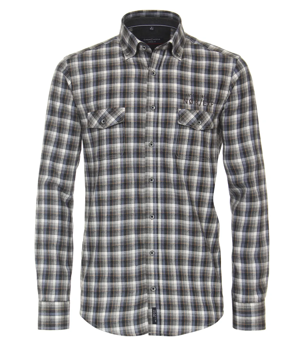 Фланелевая рубашка CASAMODA "Фланелевая рубашка CASAMODA в клетку", зеленый 
Фланелевая рубашка CASAMODA "Фланелевая рубашка CASAMODA в клетку", зеленый