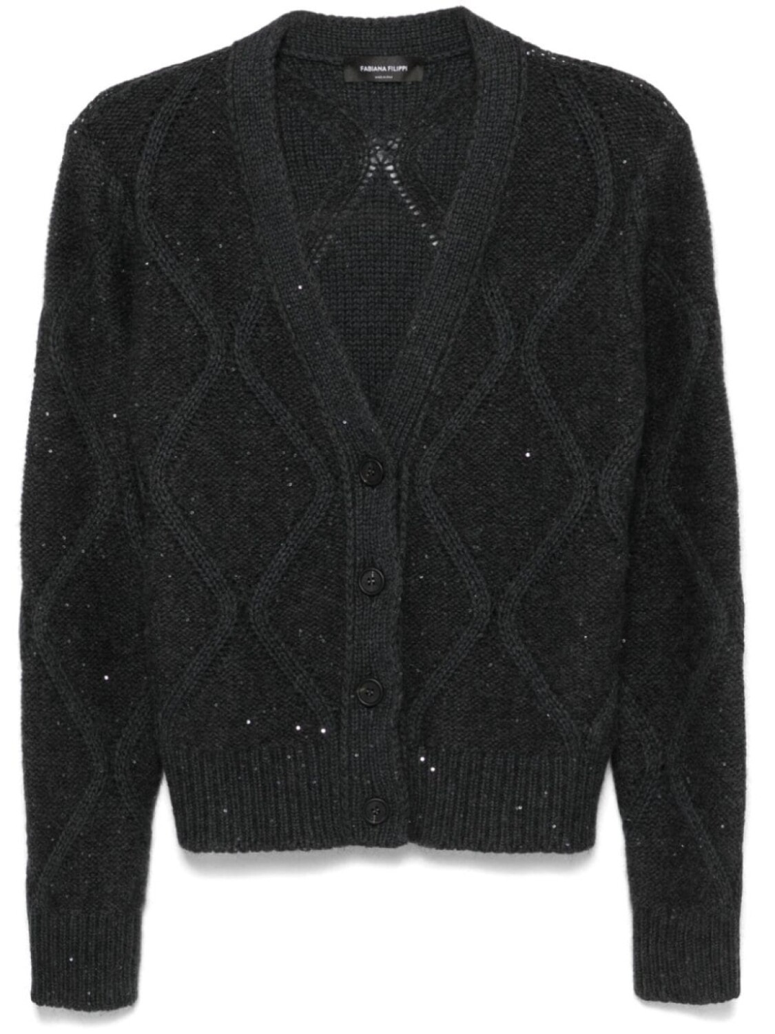 Fabiana Filippi кардиган с пайетками, серый
Fabiana Filippi кардиган с пайетками, серый