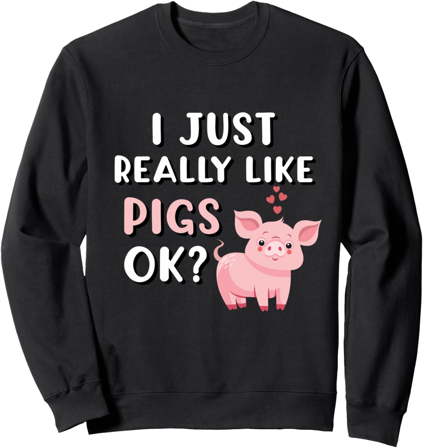 Толстовка с изображением свиней для любителей свиней. Толстовка Мне очень нравятся свиньи Funny Pig Lover Apparel, черный
Толстовка с изображением свиней для любителей свиней. Толстовка Мне очень нравятся свиньи Funny Pig Lover Apparel, черный