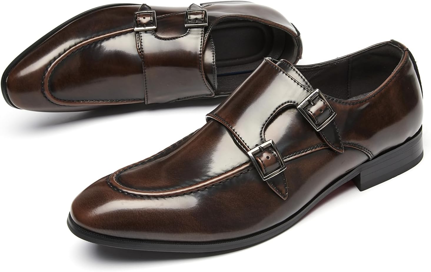 Мужские оксфорды OXNEUHG с двойной пряжкой, из натуральной кожи, классические туфли с закрытым носком, низкие лоферы без шнуровки, повседневные и деловые, для офиса, свадьбы и официальных мероприятий, Coffee
Мужские оксфорды OXNEUHG с двойной пряжкой, из натуральной кожи, классические туфли с закрытым носком, низкие лоферы без шнуровки, повседневные и деловые, для офиса, свадьбы и официальных мероприятий, Coffee