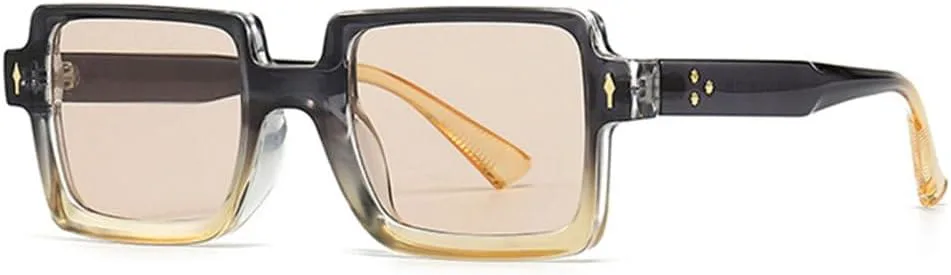 Солнцезащитные очки в стиле ретро с заклепками, панк, мужские, UV400, модные, градиентные, для женщин, трендовые солнцезащитные очки MTZJH, Grey Champagne
Солнцезащитные очки в стиле ретро с заклепками, панк, мужские, UV400, модные, градиентные, для женщин, трендовые солнцезащитные очки MTZJH, Grey Champagne