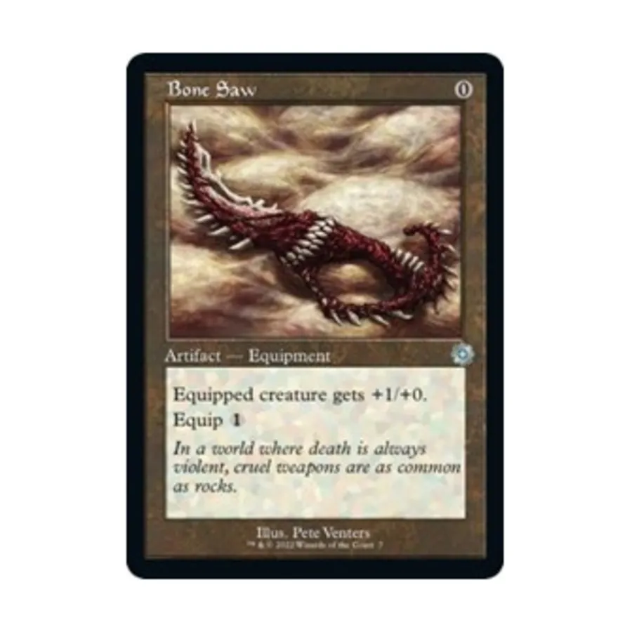 CCG Костяная пила (U), MTG - The Brothers' War: Retro Frame Artifacts
CCG Костяная пила (U), MTG - The Brothers' War: Retro Frame Artifacts