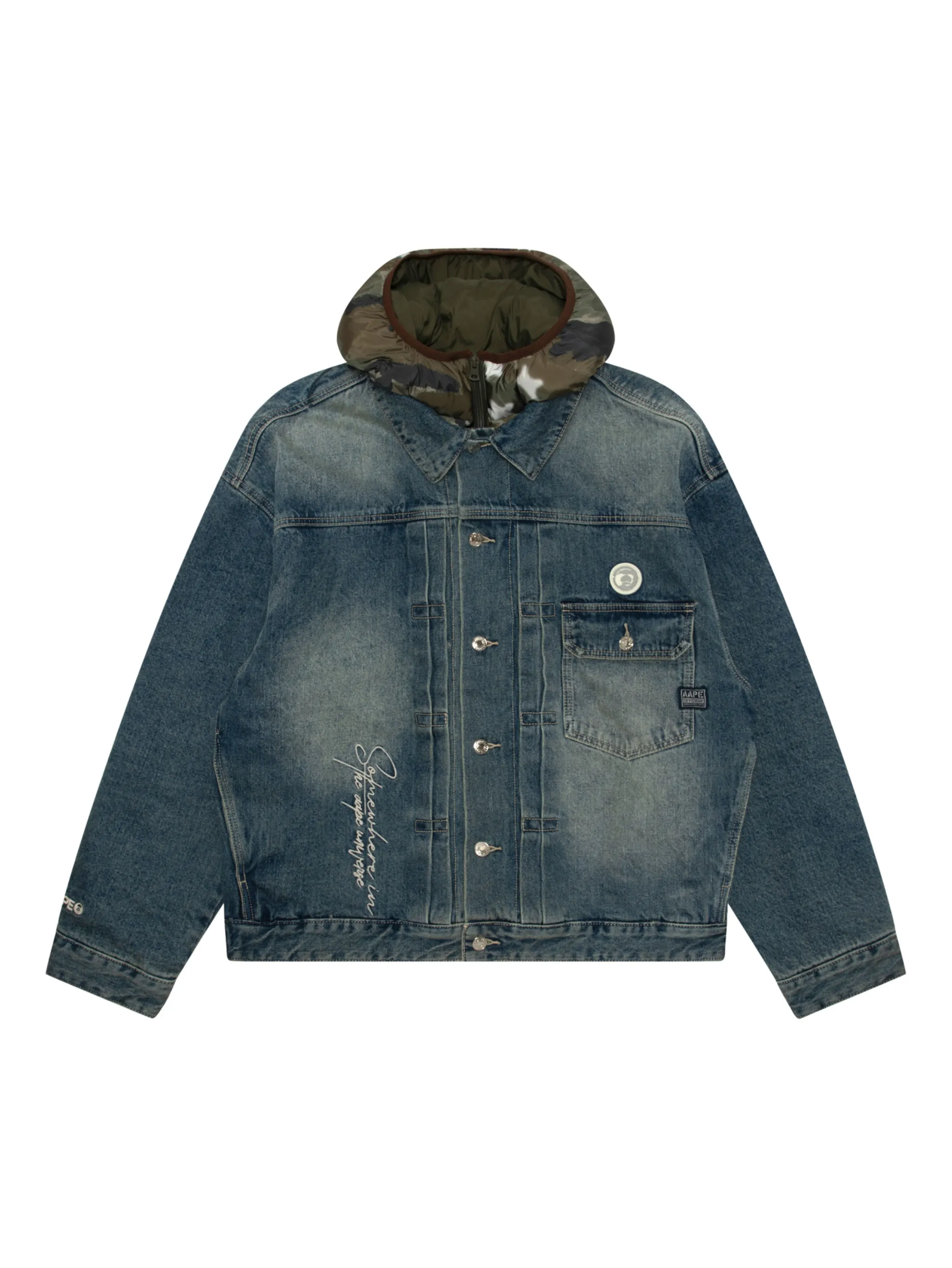 Куртка с вышивкой Aape By A Bathing Ape, синий
Куртка с вышивкой Aape By A Bathing Ape, синий