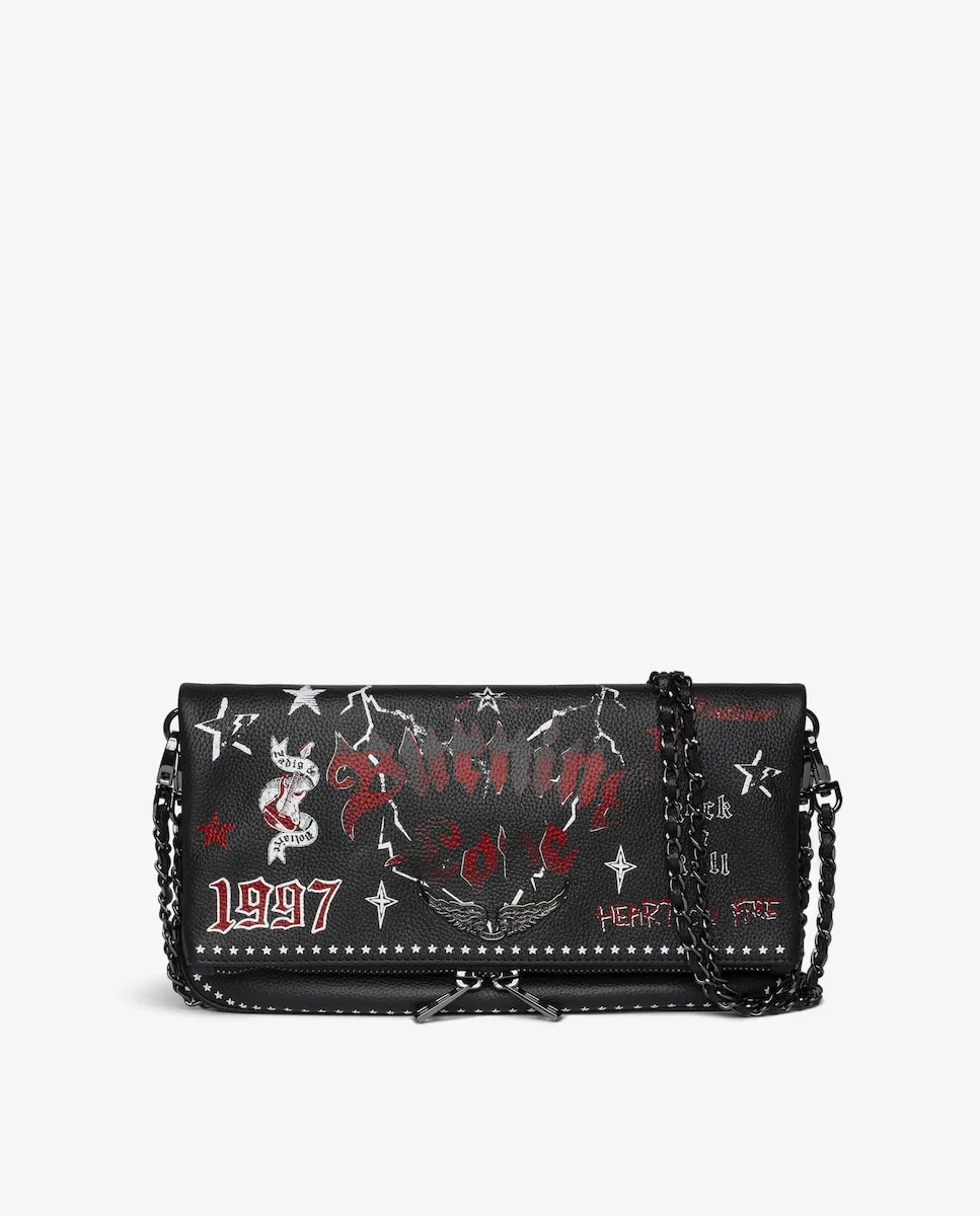 Средний рок-панковский кожаный клатч Zadig & Voltaire, черный
Средний рок-панковский кожаный клатч Zadig & Voltaire, черный