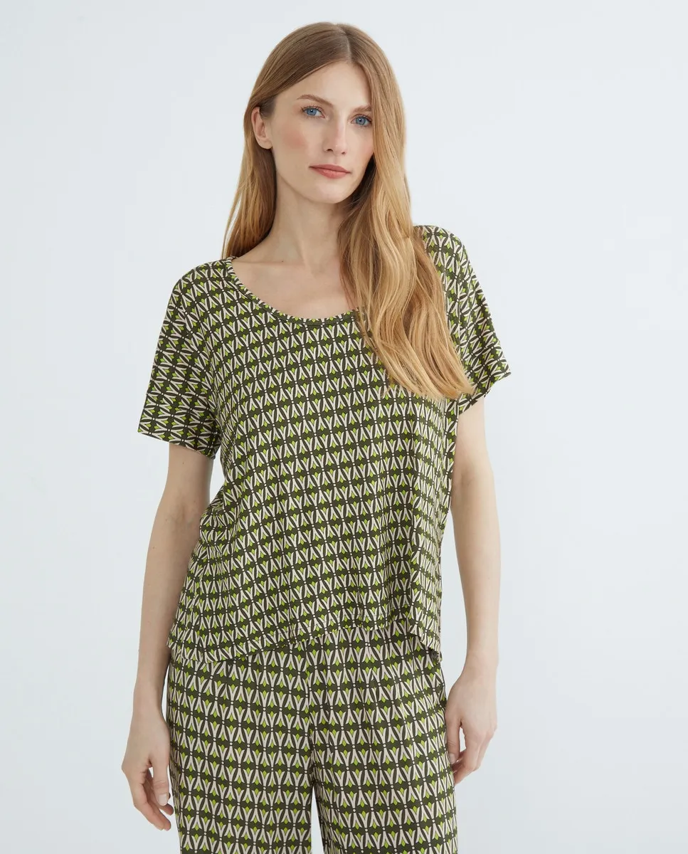 Футболка с коротким рукавом и круглым вырезом Guitare, темно-зеленый
Футболка с коротким рукавом и круглым вырезом Guitare, темно-зеленый