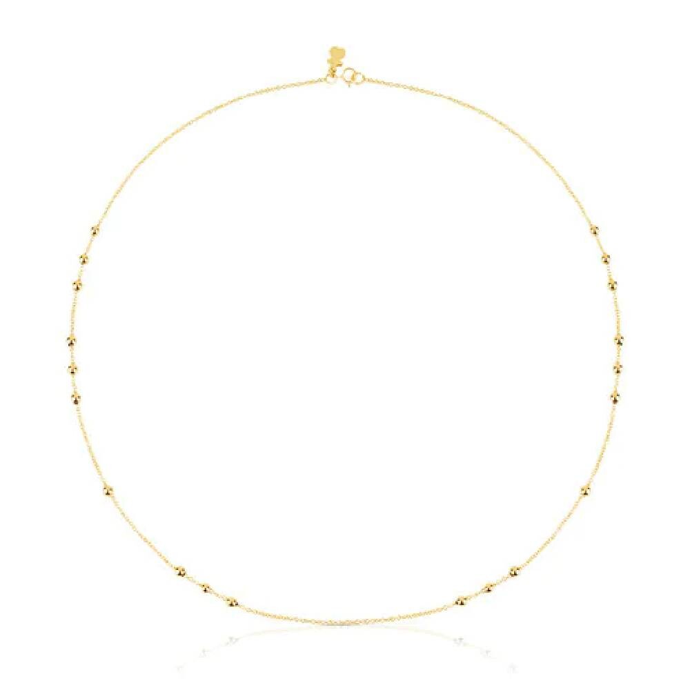 Колье-чокер Tous With 8 Groups Of Alternating Balls Measuring Chain, золото
Колье-чокер Tous With 8 Groups Of Alternating Balls Measuring Chain, золото