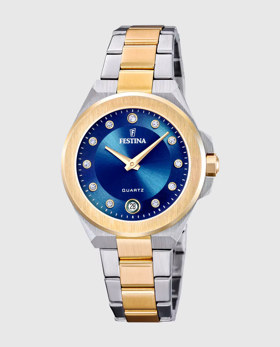 Женские часы F20702/3 Mademoiselle из двухцветной стали Festina, мультиколор
Женские часы F20702/3 Mademoiselle из двухцветной стали Festina, мультиколор