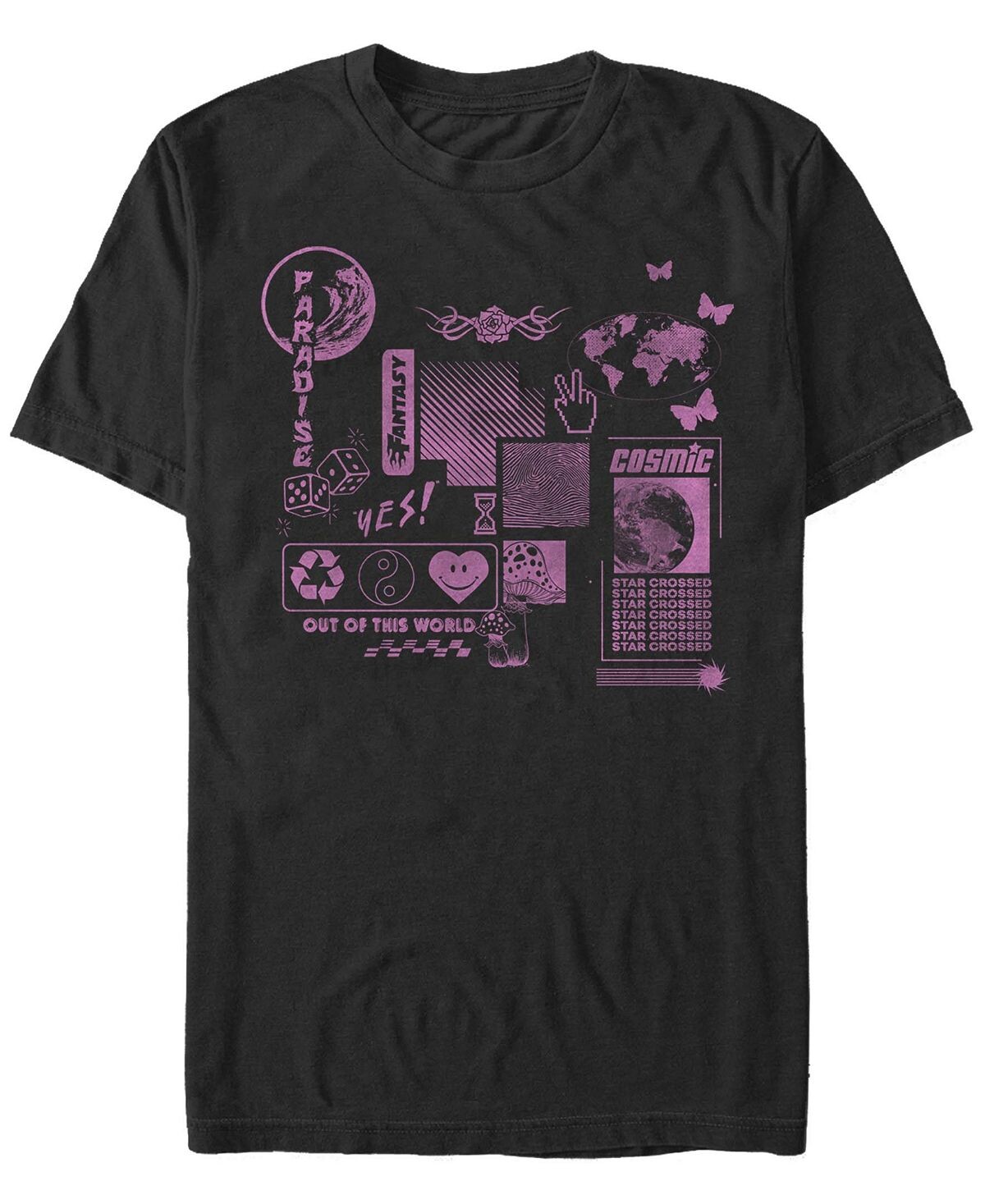 Мужская футболка с круглым вырезом и короткими рукавами clipart collage Fifth Sun, черный
Мужская футболка с круглым вырезом и короткими рукавами clipart collage Fifth Sun, черный