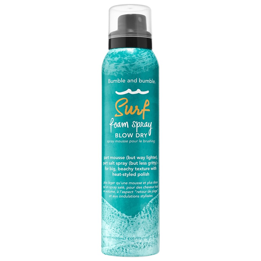 Мусс-спрей для сушки феном Surf Foam Bumble and bumble, 4 oz/118 mL
Мусс-спрей для сушки феном Surf Foam Bumble and bumble, 4 oz/118 mL