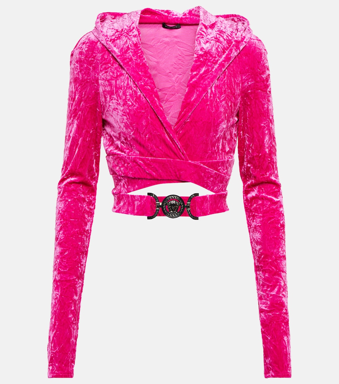 Бархатная толстовка с капюшоном Medusa Biggie Versace, Glossy Pink
Бархатная толстовка с капюшоном Medusa Biggie Versace, Glossy Pink