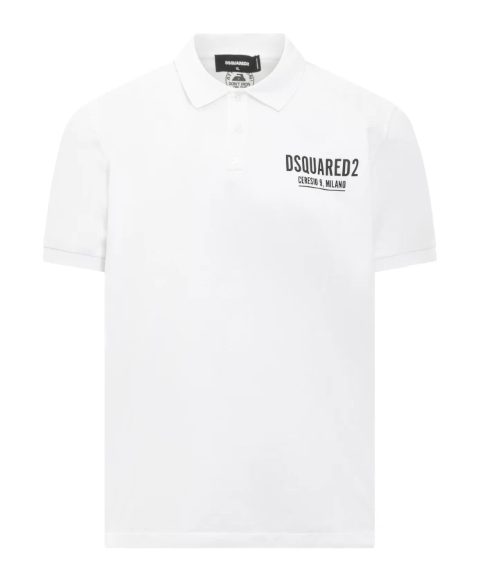 Рубашка-Поло с коротким рукавом Dsquared2, белый
Рубашка-Поло с коротким рукавом Dsquared2, белый