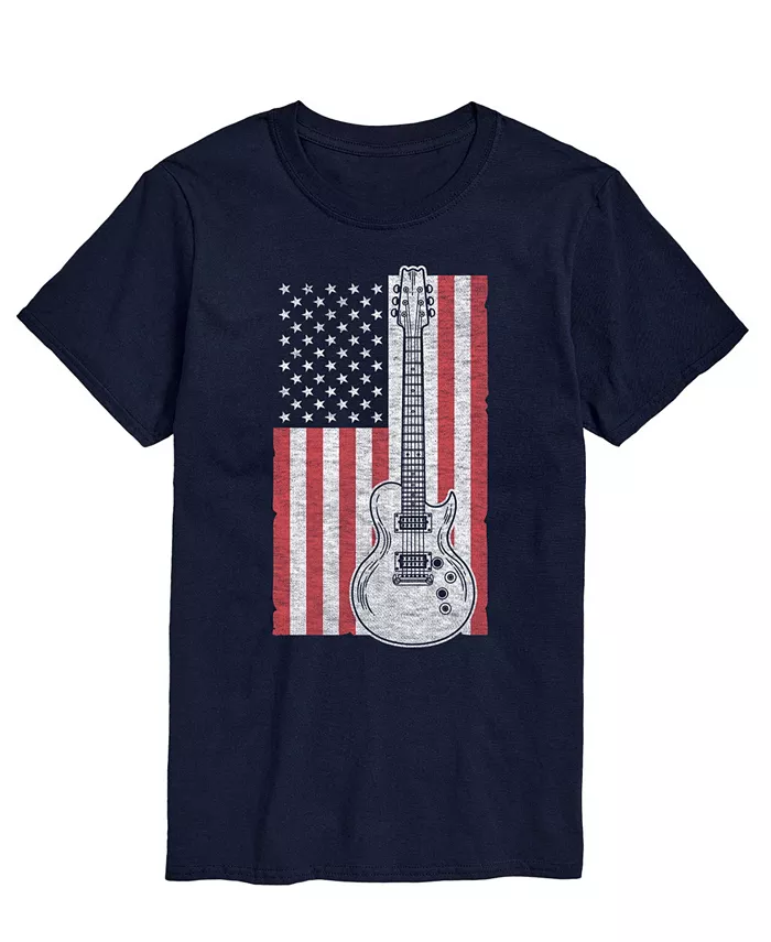 Мужская футболка с коротким рукавом American Flag Guitar AIRWAVES, синий
Мужская футболка с коротким рукавом American Flag Guitar AIRWAVES, синий
