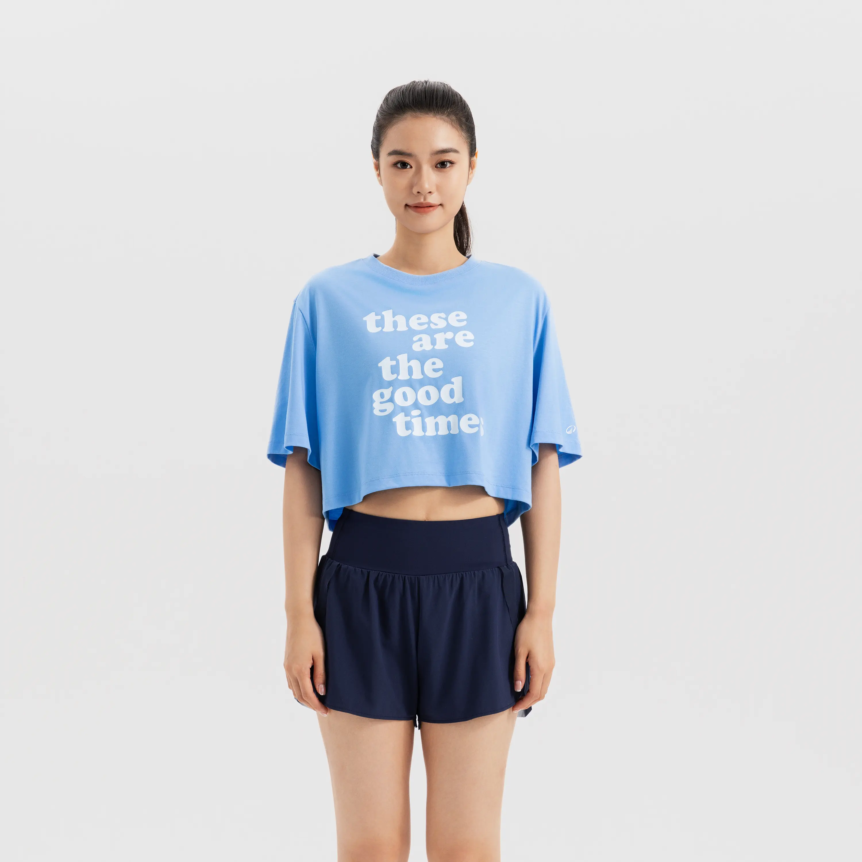 Женская базовая тренировочная футболка Domyos с принтом
Женская базовая тренировочная футболка Domyos с принтом