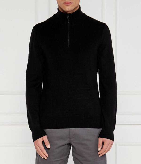 Свитер шерстяной детский Boss Regular Fit, черный
Свитер шерстяной детский Boss Regular Fit, черный