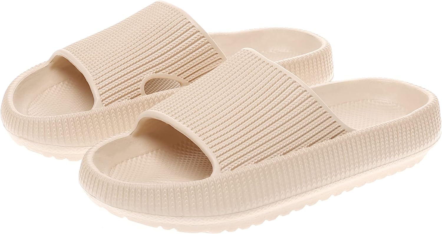 Детские тапочки-подушечки rosyclo Cloud Slides, нескользящие, с открытым носком, мягкие, удобные, с толстой подошвой, для дома и улицы, хаки
Детские тапочки-подушечки rosyclo Cloud Slides, нескользящие, с открытым носком, мягкие, удобные, с толстой подошвой, для дома и улицы, хаки