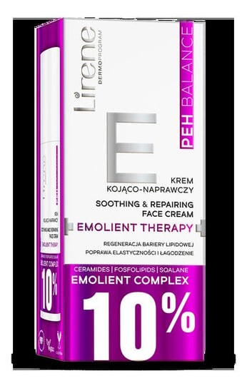 Успокаивающий и восстанавливающий крем EMOLIENT THERAPY 50мл Lirene PEH Balance
Успокаивающий и восстанавливающий крем EMOLIENT THERAPY 50мл Lirene PEH Balance