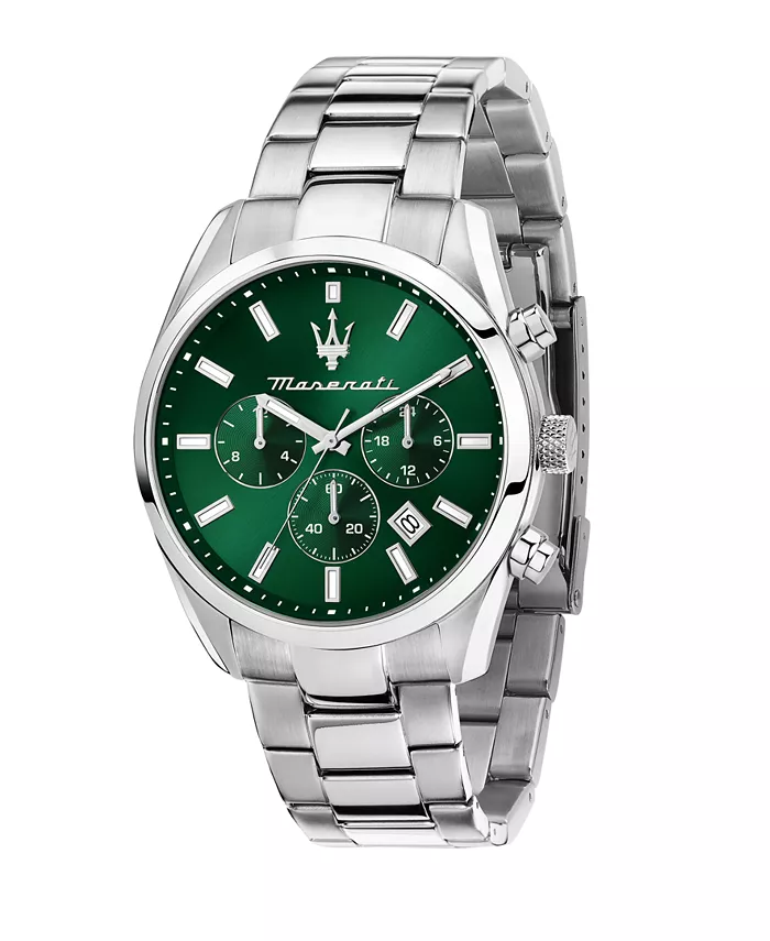 Мужские многофункциональные часы со стальным браслетом, 43 мм Maserati
Мужские многофункциональные часы со стальным браслетом, 43 мм Maserati