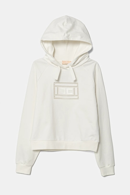 Детская хлопковая толстовка Elisabetta Franchi, белый
Детская хлопковая толстовка Elisabetta Franchi, белый