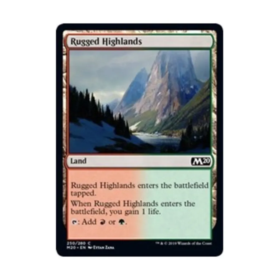 CCG Прочное Хайлендс (C), MTG - Core Set 2020 
CCG Прочное Хайлендс (C), MTG - Core Set 2020