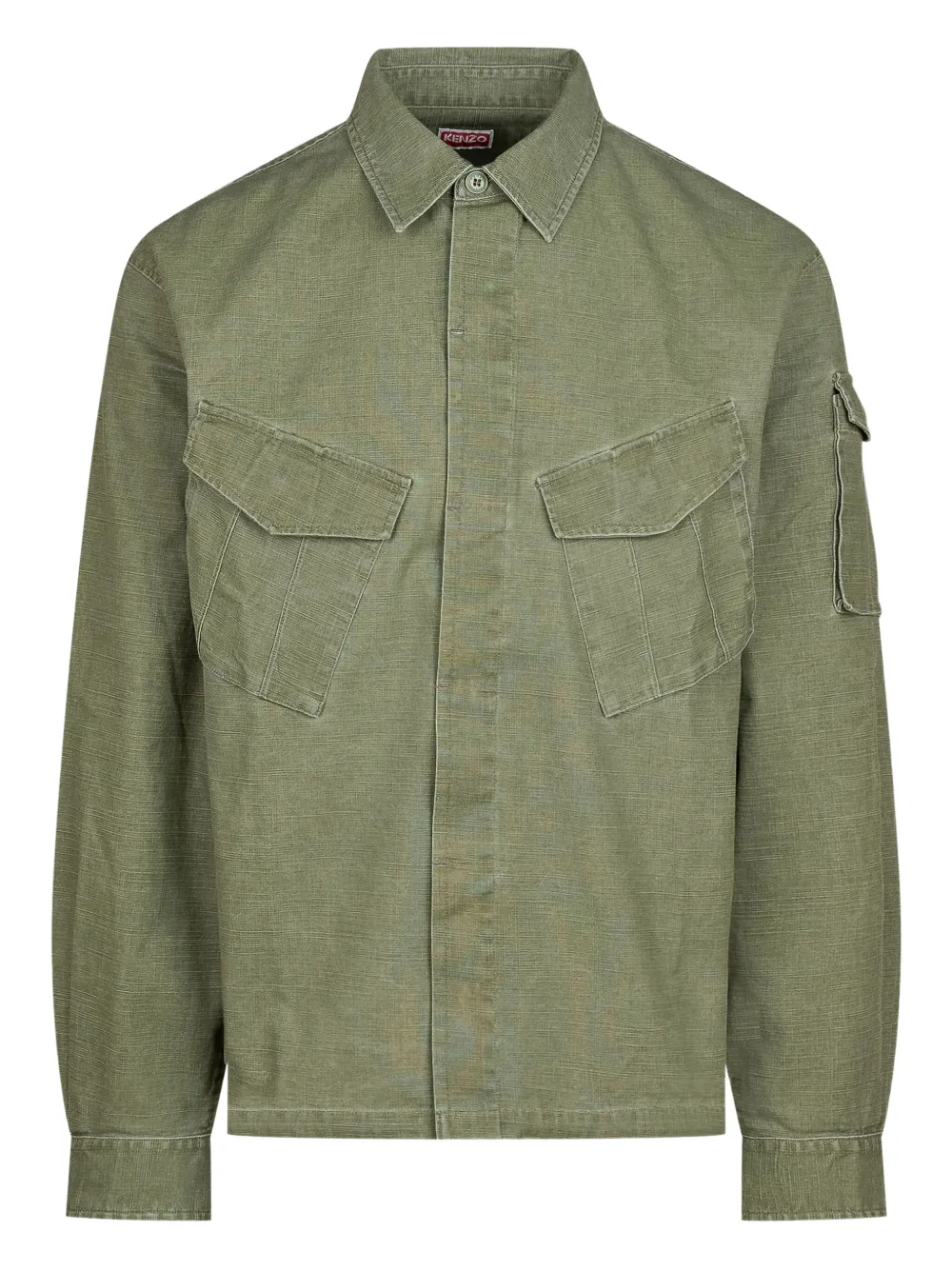 Куртка-рубашка с карманами KENZO, зеленый
Куртка-рубашка с карманами KENZO, зеленый