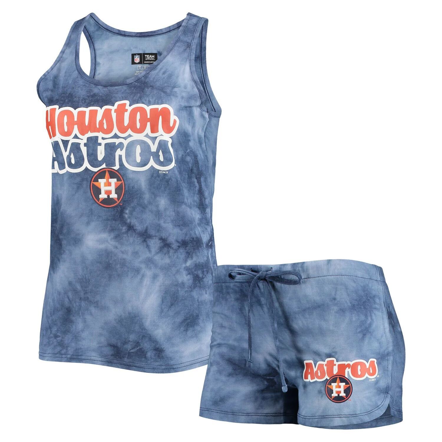 Женский комплект из топа и шорт темно-синего цвета Houston Astros Billboard Racerback Concepts Sport
Женский комплект из топа и шорт темно-синего цвета Houston Astros Billboard Racerback Concepts Sport