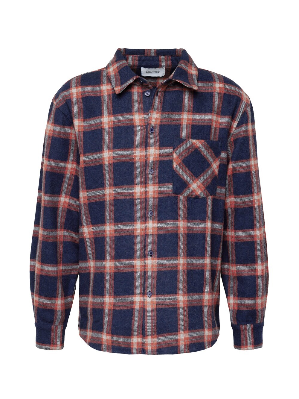Рубашка на пуговицах стандартного кроя About You Kevin, синий/смешанные цвета/красный
Рубашка на пуговицах стандартного кроя About You Kevin, синий/смешанные цвета/красный
