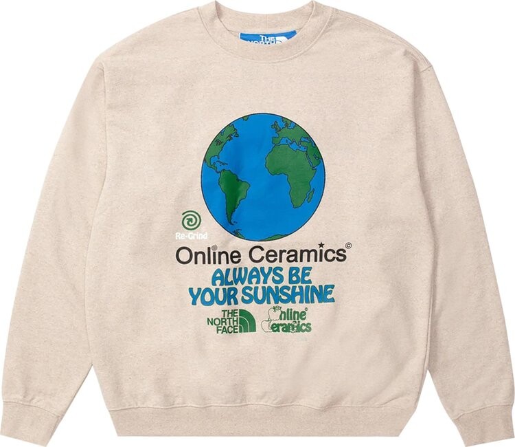 Толстовка The North Face x Online Ceramics Graphic Crew Sweatshirt 'White Regrind', кремовый, Бежевый, Толстовка The North Face x Online Ceramics Graphic Crew Sweatshirt 'White Regrind', кремовый
Толстовка The North Face x Online Ceramics Graphic Crew Sweatshirt 'White Regrind', кремовый, Бежевый, Толстовка The North Face x Online Ceramics Graphic Crew Sweatshirt 'White Regrind', кремовый
