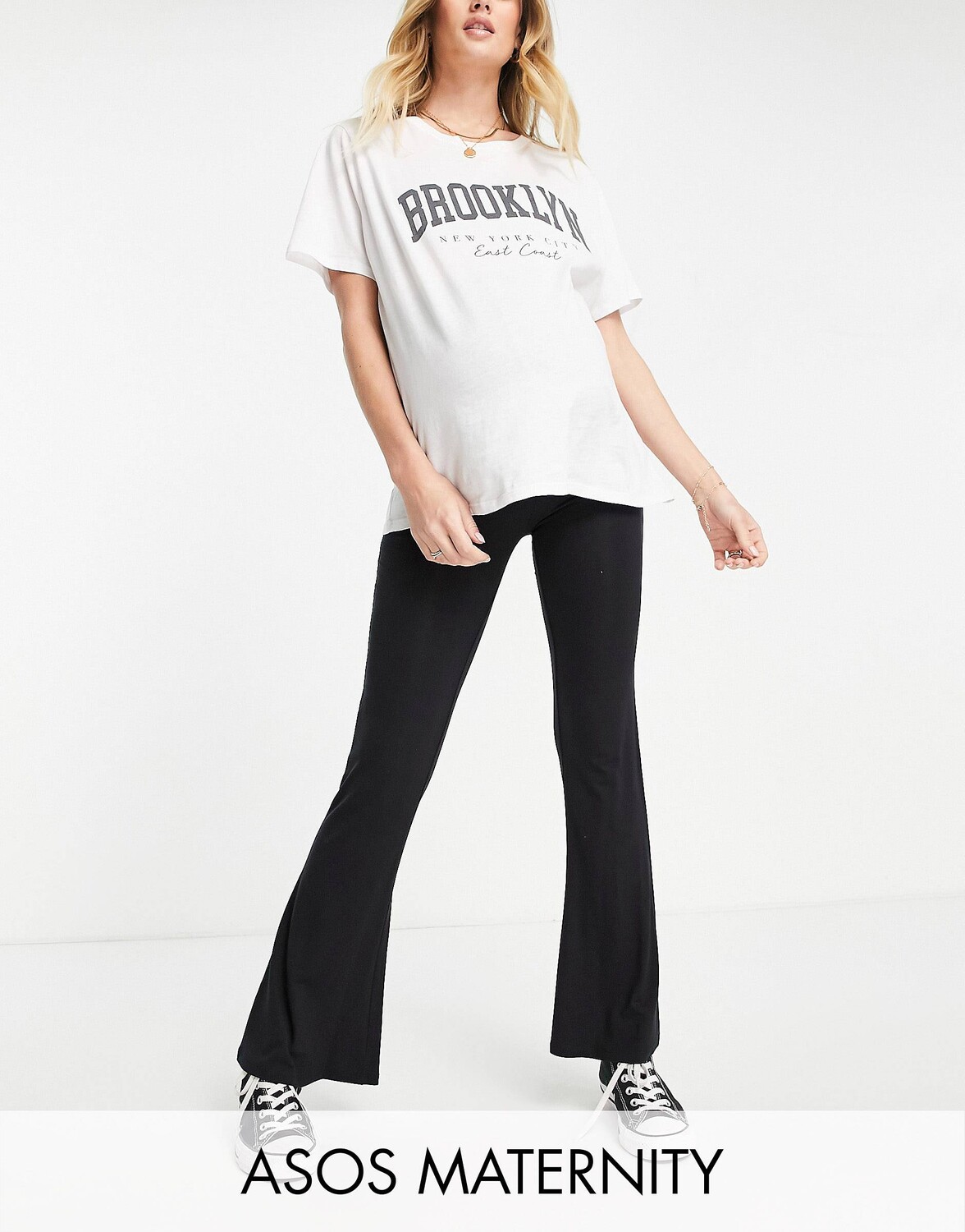 Черные расклешенные брюки с завышенной талией ASOS DESIGN Maternity, Черный, Черные расклешенные брюки с завышенной талией ASOS DESIGN Maternity
Черные расклешенные брюки с завышенной талией ASOS DESIGN Maternity, Черный, Черные расклешенные брюки с завышенной талией ASOS DESIGN Maternity
