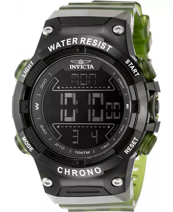 Мужские часы Invicta Racing 49049 с цифровым gmt/будильником и черным циферблатом Invicta, green
Мужские часы Invicta Racing 49049 с цифровым gmt/будильником и черным циферблатом Invicta, green