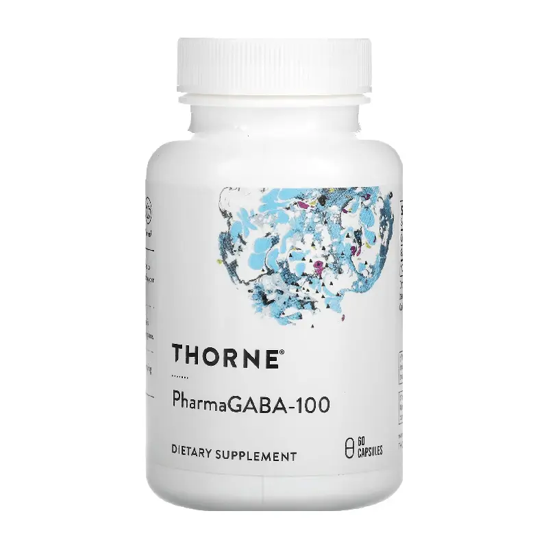 Pharma GABA Thorne Research 100 мг, 60 капсул
Pharma GABA Thorne Research 100 мг, 60 капсул