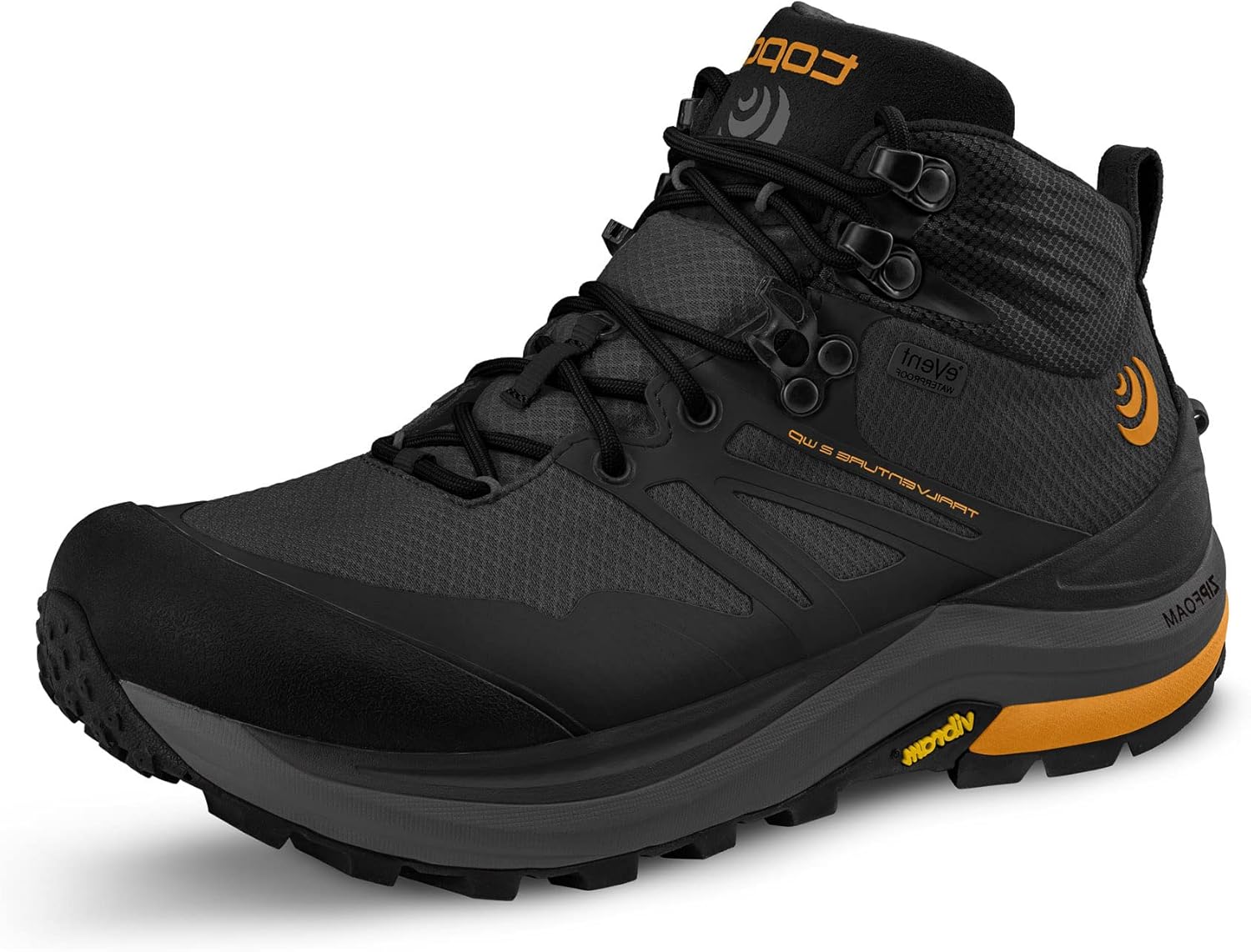 Мужские кроссовки для трейлового бега Topo Athletic Trailventure 2 WP, удобные водонепроницаемые с падением пятки 5 мм, обувь для трейлового бега, оранжевый/угольный
Мужские кроссовки для трейлового бега Topo Athletic Trailventure 2 WP, удобные водонепроницаемые с падением пятки 5 мм, обувь для трейлового бега, оранжевый/угольный