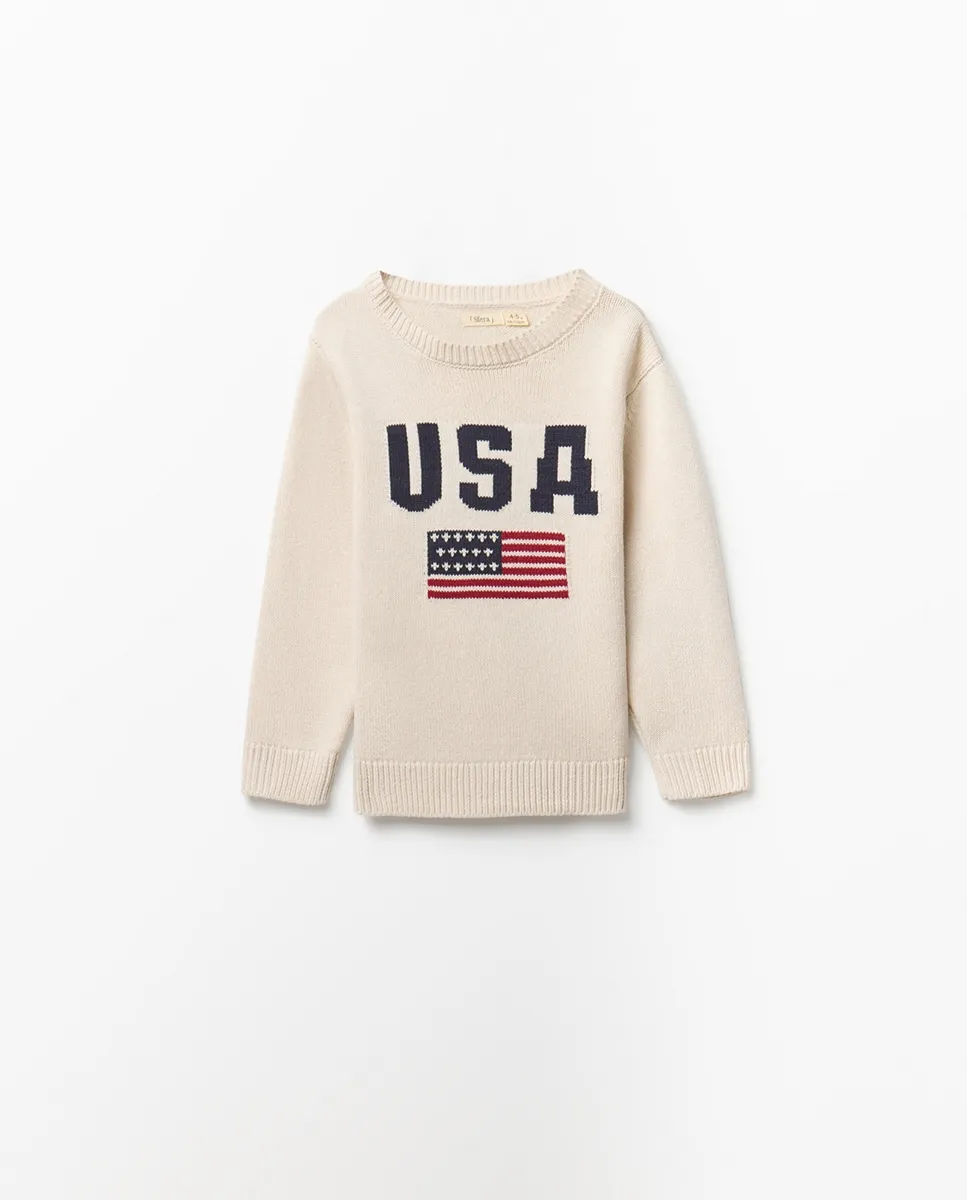 Флаговый джерси Sfera, светло-бежевый
Флаговый джерси Sfera, светло-бежевый