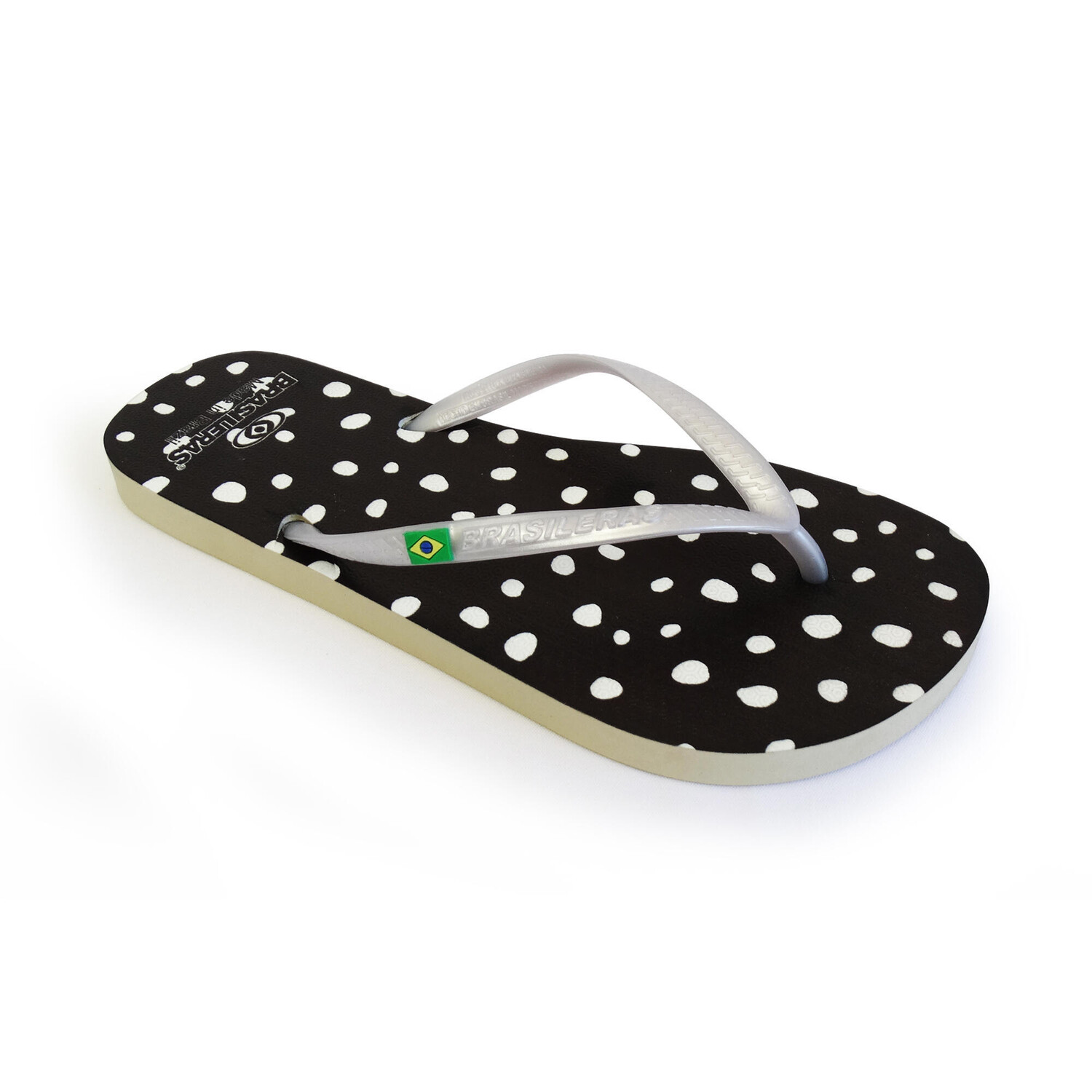 Пляжные шлепанцы черного цвета на резиновой подошве. BRASILERAS, черный черный 
Пляжные шлепанцы черного цвета на резиновой подошве. BRASILERAS, черный черный