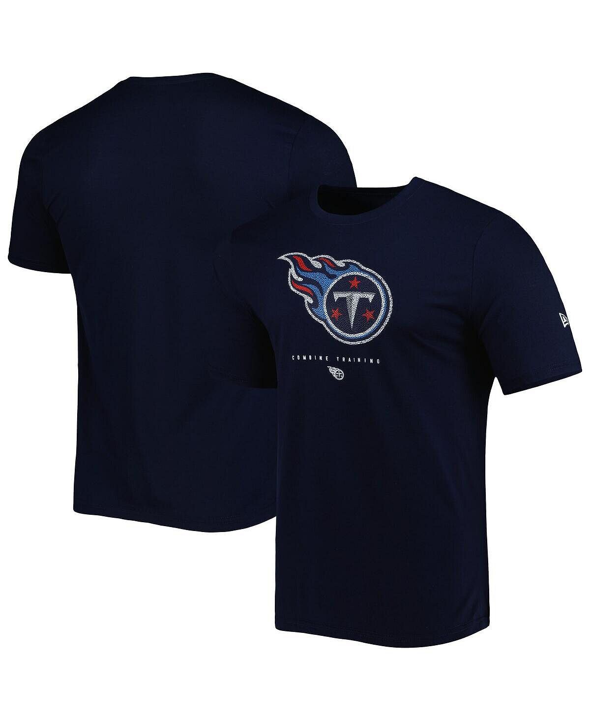 Мужская темно-синяя футболка с логотипом tennessee titans combine authentic ball logo New Era, синий
Мужская темно-синяя футболка с логотипом tennessee titans combine authentic ball logo New Era, синий