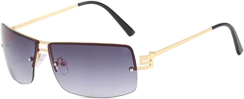 Солнцезащитные очки без оправы, прямоугольной формы, модные, популярные, для женщин и мужчин, летние, для путешествий, с защитой от УФ-излучения UV400 TKKTLLT, Gold Gradient Gray
Солнцезащитные очки без оправы, прямоугольной формы, модные, популярные, для женщин и мужчин, летние, для путешествий, с защитой от УФ-излучения UV400 TKKTLLT, Gold Gradient Gray