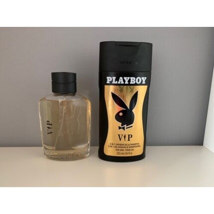 Playboy VIP Men 100 мл EDT и 250 мл гель для душа - упаковка из 2 шт.
Playboy VIP Men 100 мл EDT и 250 мл гель для душа - упаковка из 2 шт.