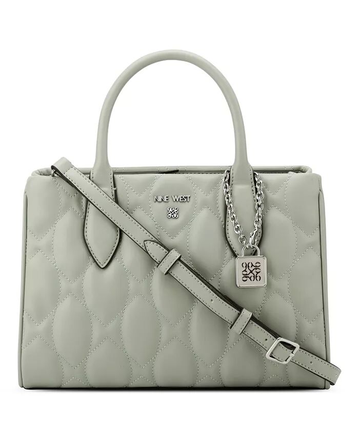 Дизайнерская сумка Rue среднего размера Nine West, зеленый 
Дизайнерская сумка Rue среднего размера Nine West, зеленый