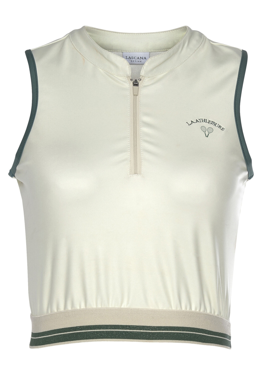 Топ LASCANA ACTIVE Crop, белый 
Топ LASCANA ACTIVE Crop, белый