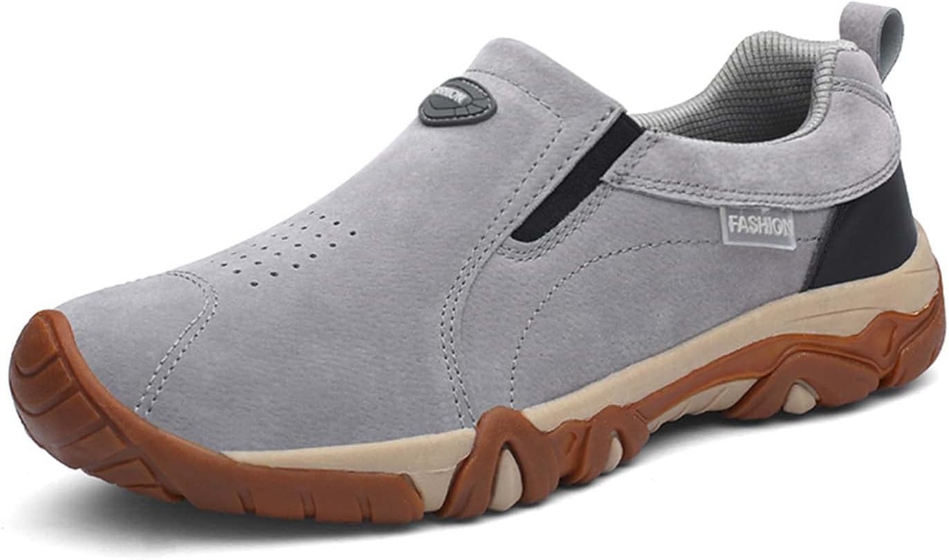 Мужские походные кроссовки Eliogn с наружным протектором, нескользящие для кросс-кантри и прогулок, низкие кроссовки на молнии для мужчин, серый
Мужские походные кроссовки Eliogn с наружным протектором, нескользящие для кросс-кантри и прогулок, низкие кроссовки на молнии для мужчин, серый