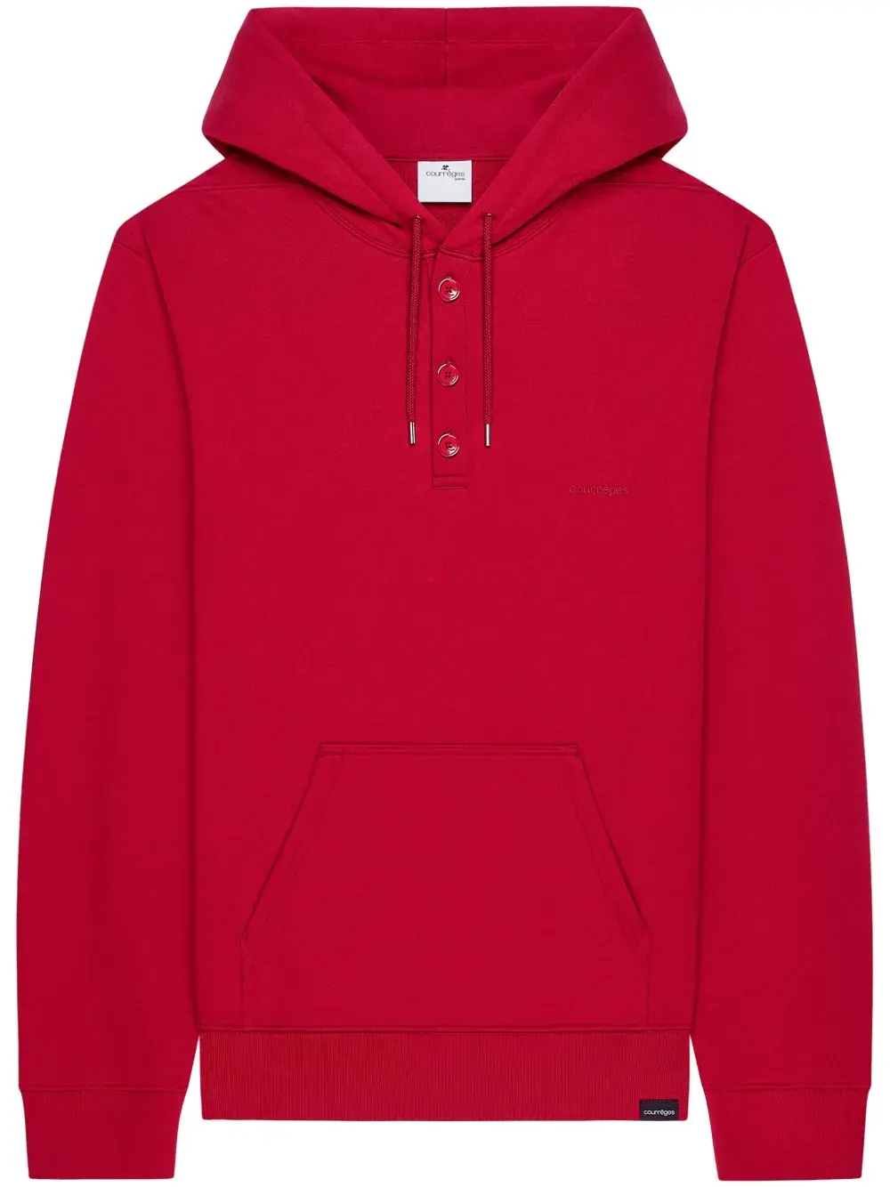 Худи на пуговицах Courrèges, красный
Худи на пуговицах Courrèges, красный