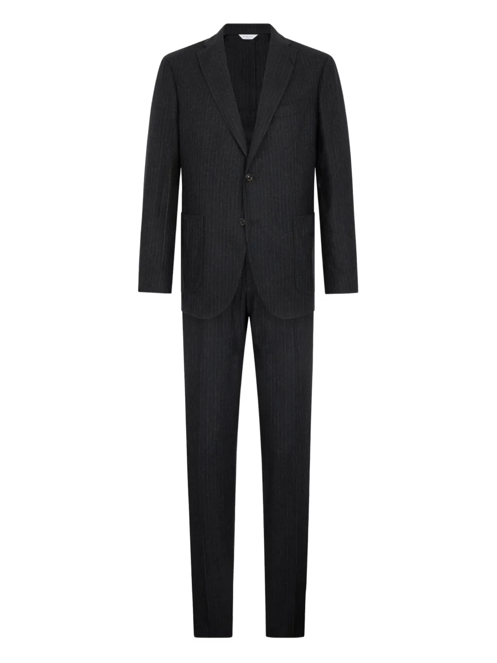 Костюм в полоску с карманом K-Suit Boglioli, серый
Костюм в полоску с карманом K-Suit Boglioli, серый