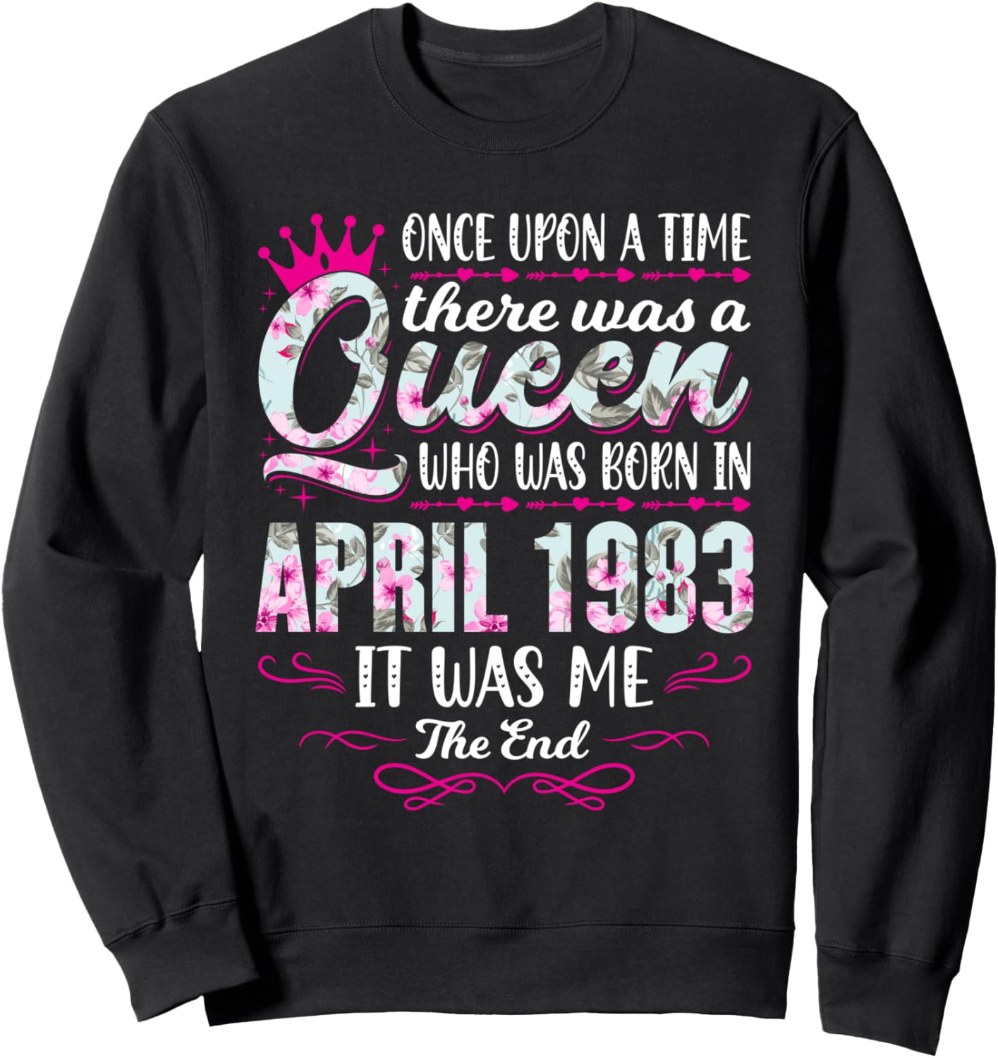 Queen, родившаяся в апреле 1983 года - Милая толстовка в честь 41-летия девушки 41St Girl Birthday Party Apparel, черный
Queen, родившаяся в апреле 1983 года - Милая толстовка в честь 41-летия девушки 41St Girl Birthday Party Apparel, черный
