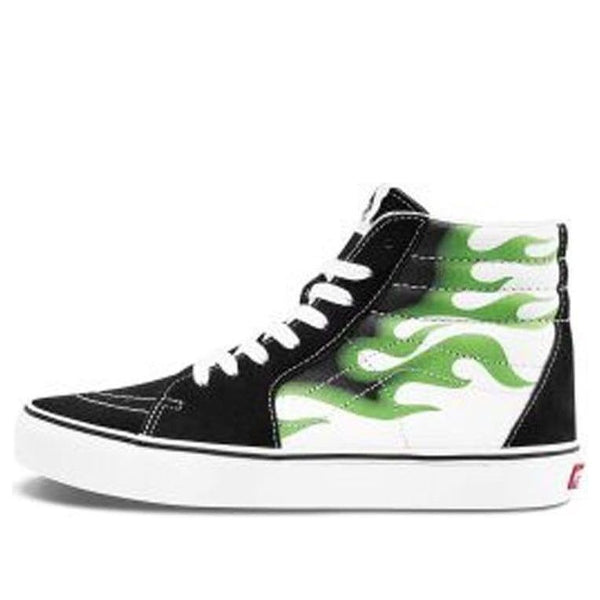 Кроссовки sk8-hi 'flame black white' Vans, черный
Кроссовки sk8-hi 'flame black white' Vans, черный