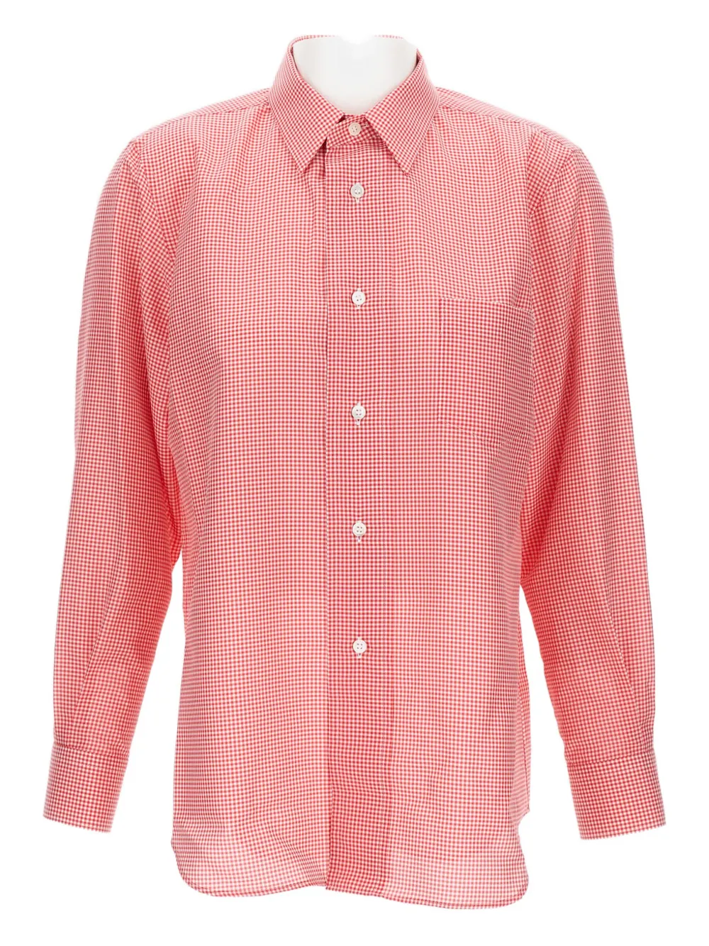 Клетчатая рубашка с длинными рукавами Comme Des Garcons, розовый
Клетчатая рубашка с длинными рукавами Comme Des Garcons, розовый