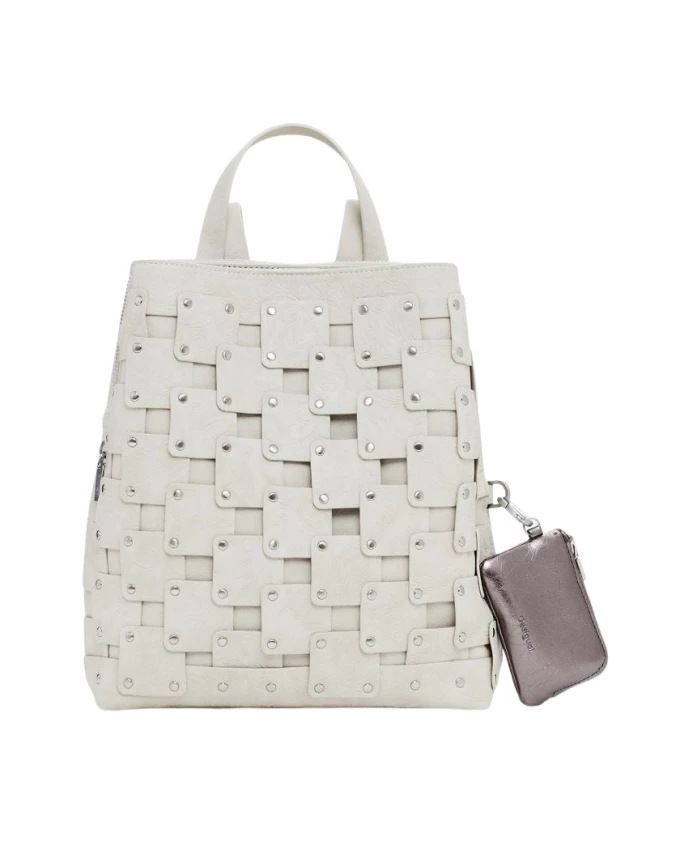 Стильный бежевый женский рюкзак с заклепками. Desigual, бежевый
Стильный бежевый женский рюкзак с заклепками. Desigual, бежевый