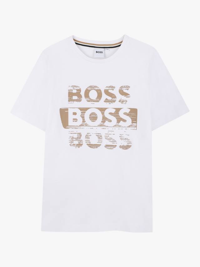 Детская футболка с коротким рукавом из хлопковой смеси и круглым вырезом HUGO BOSS
Детская футболка с коротким рукавом из хлопковой смеси и круглым вырезом HUGO BOSS