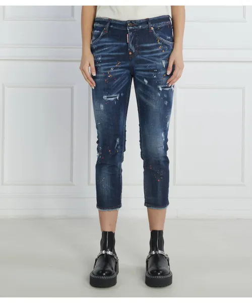 Джинсы для крутых девчонок Cropped fit Dsquared2, синий
Джинсы для крутых девчонок Cropped fit Dsquared2, синий