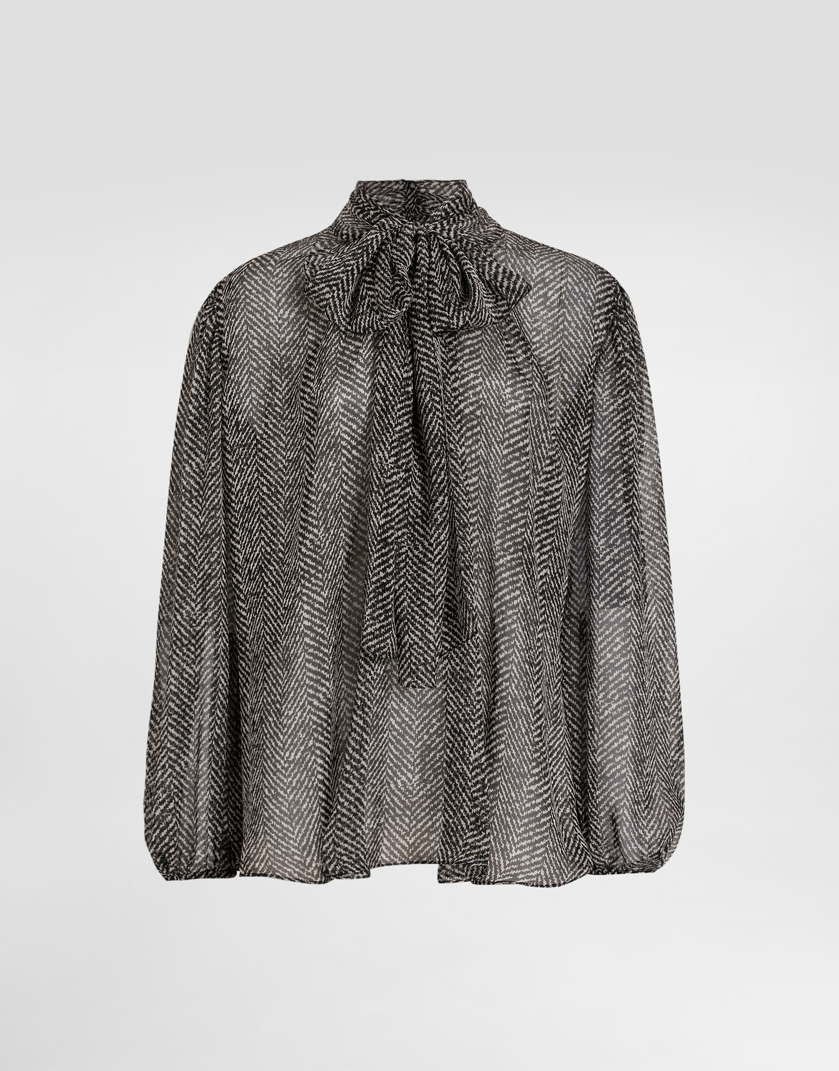 Шифоновая рубашка с принтом "елочка" Dolce & Gabbana, мультиколор
Шифоновая рубашка с принтом "елочка" Dolce & Gabbana, мультиколор